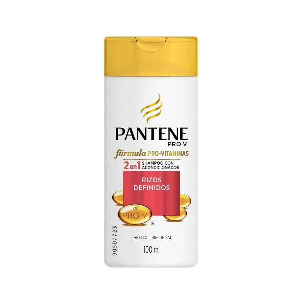 Champú y acondicionador rizos definidos 2 en 1 Pantene (100 ml)