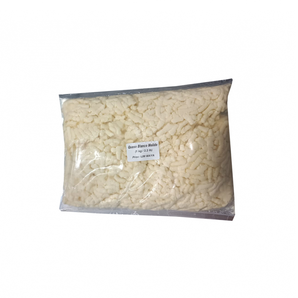 Queso blanco molido (1 kg / 2.2 lb)