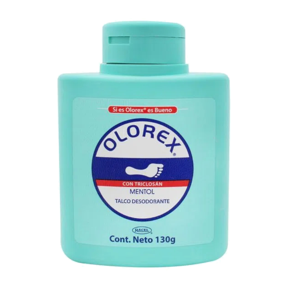 Talco mentolado para los pies Olorex (130 g / 4.58 oz)