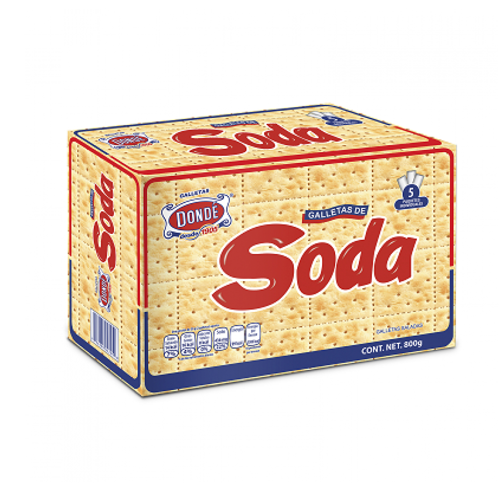 Galletas de soda Dondé (800 g / 1.76 lb)