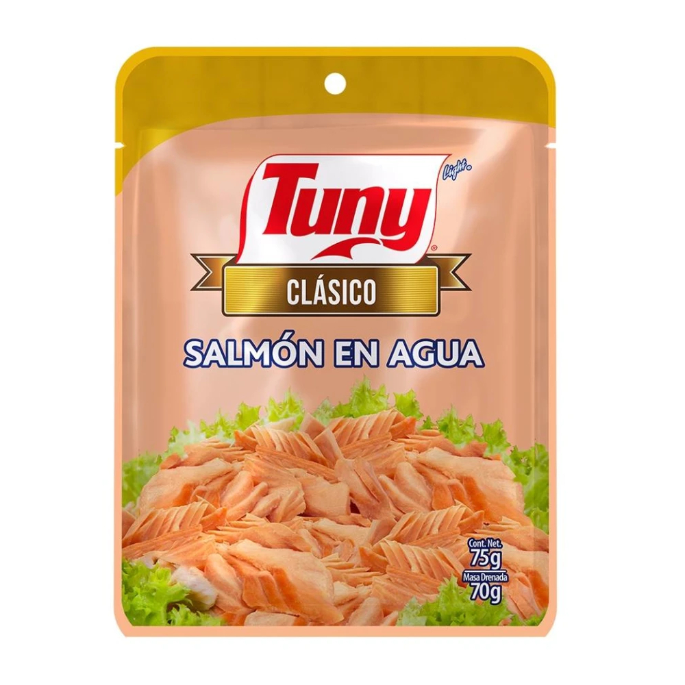 Salmón en agua clásico Tuny (75 g / 2.64 oz)