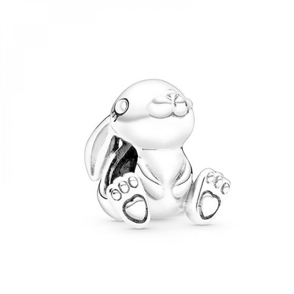 Charm de plata estilo Pandora Nini el conejo