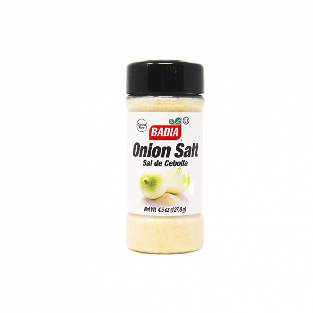 Sal de cebolla Badia (127.6 g / 4.5 oz)