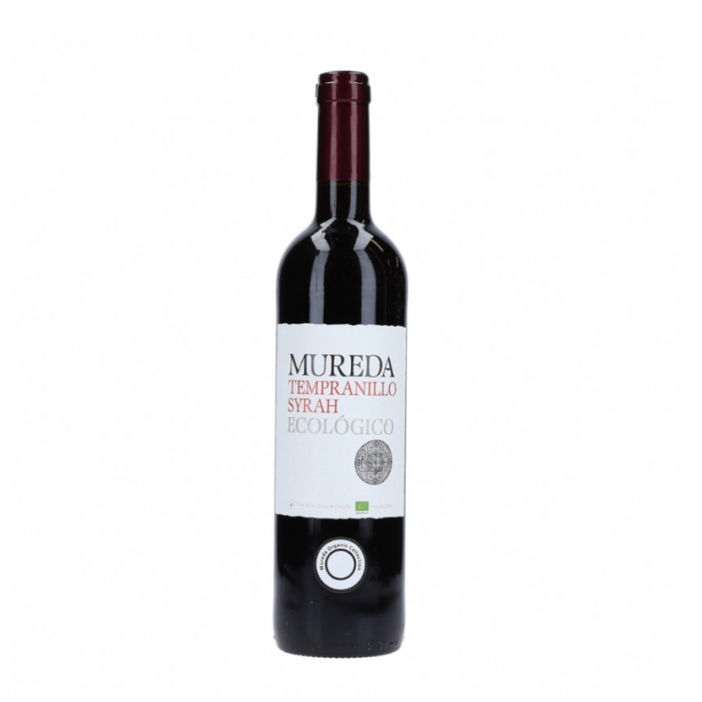 Vino tinto ecológico - tempranillo syrah - Mureda (750 ml)