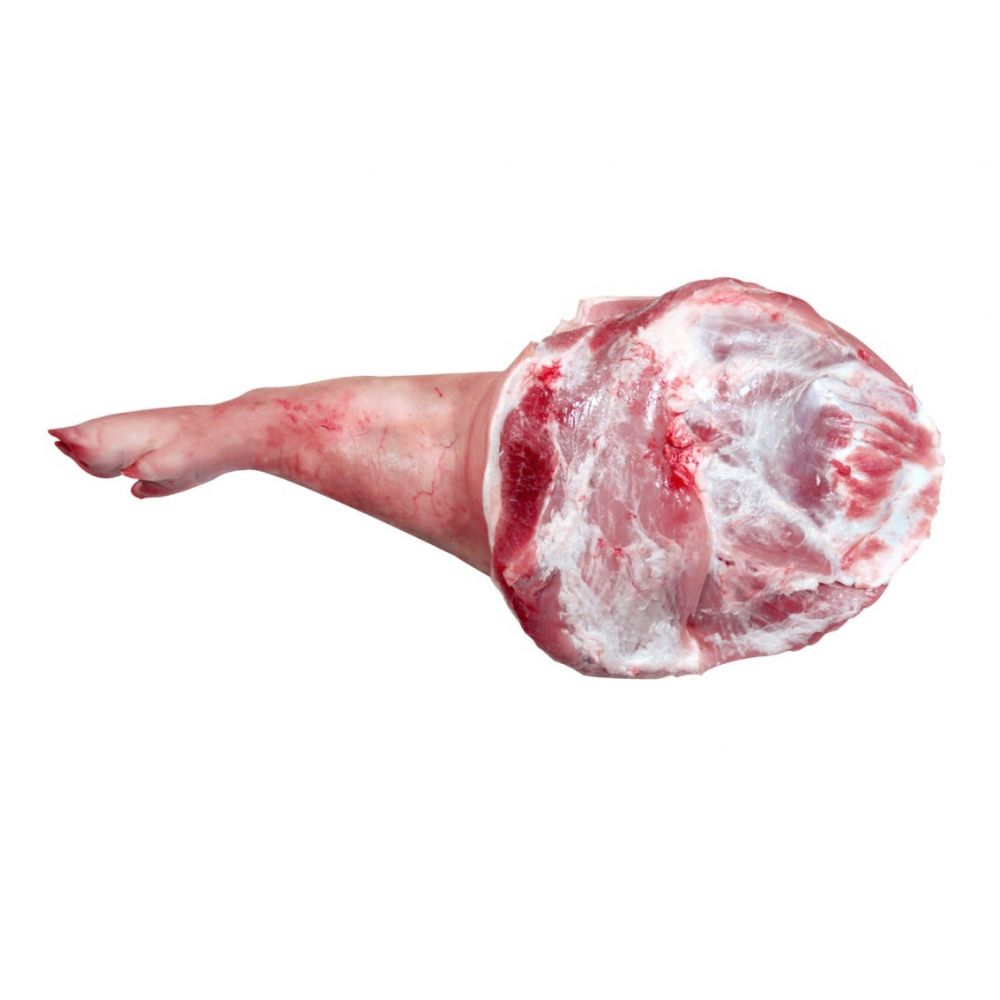 Paleta de cerdo con piel y con huesos (7 kg / 15.4 lb)