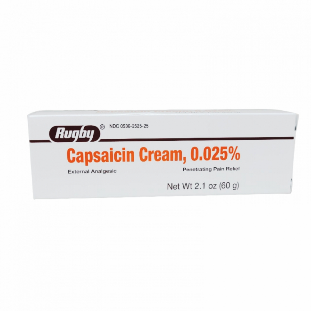 Crema de capsaicina 0.025 % (60 g / 2.1 oz)