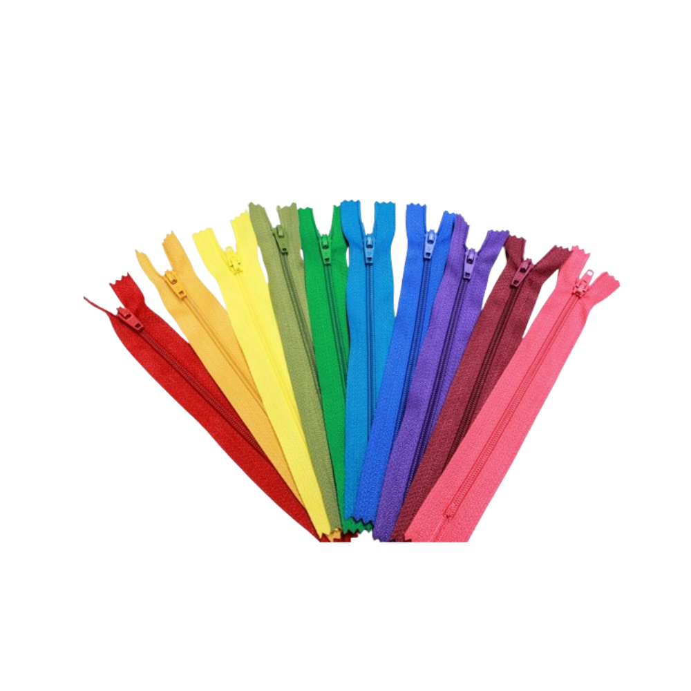 Cremalleras colores variados (10 U)
