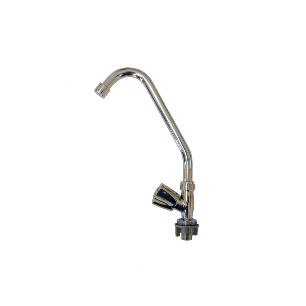 Llave individual para fregadero con cuello de cisne pequeño