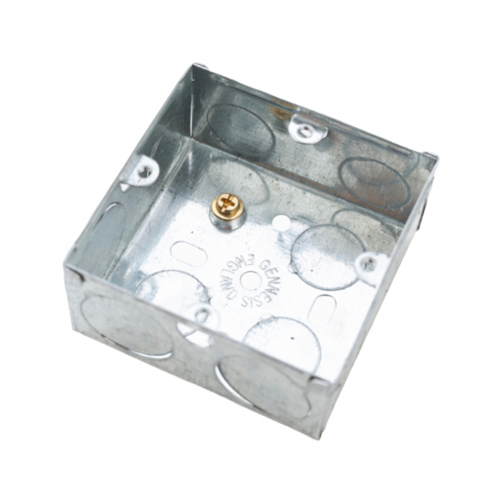 Caja de conexiones de hierro galvanizado 76.2 mm x 76.2 mm