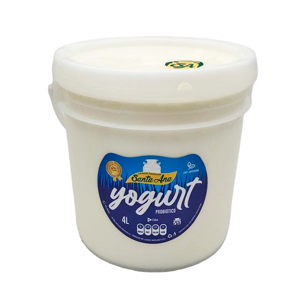 Yogurt probiótico natural (4 L)