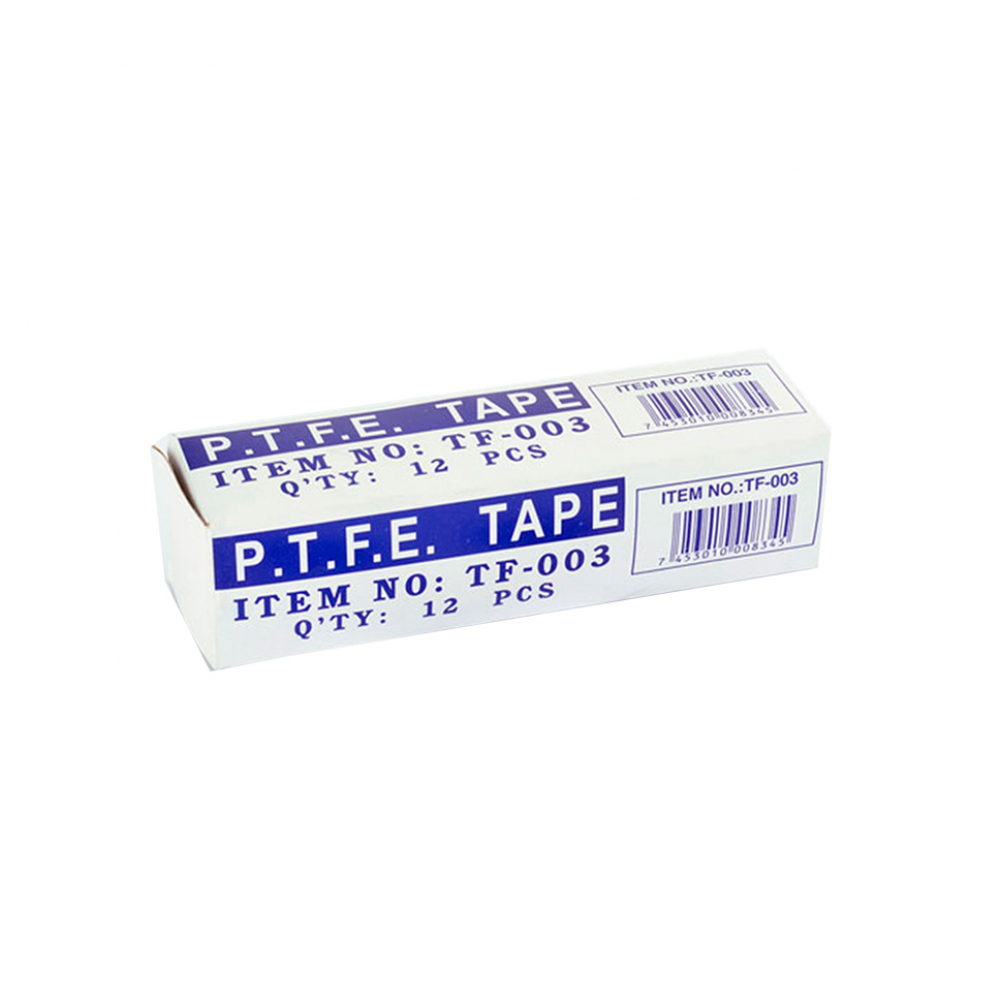 Set de teflón P.T.F.E. - cinta selladora - para tuberías (12 U)