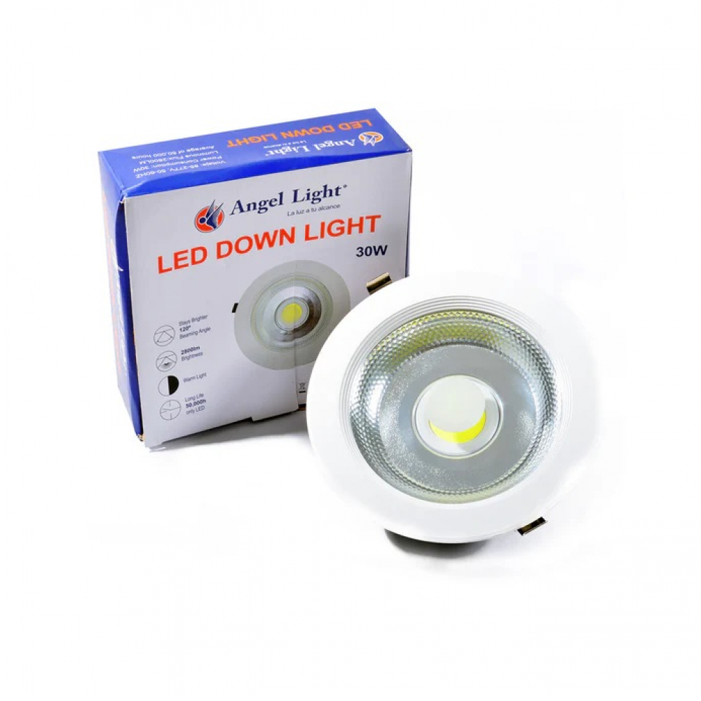 Lámpara luz cálida para empotrar en falso techo o pladur 30 W Angel Light