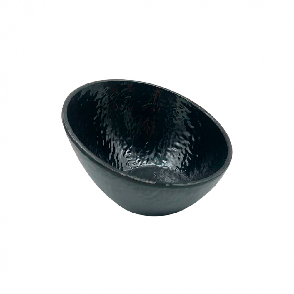 Cuenco pequeño con borde de cascada color negro Kulsan