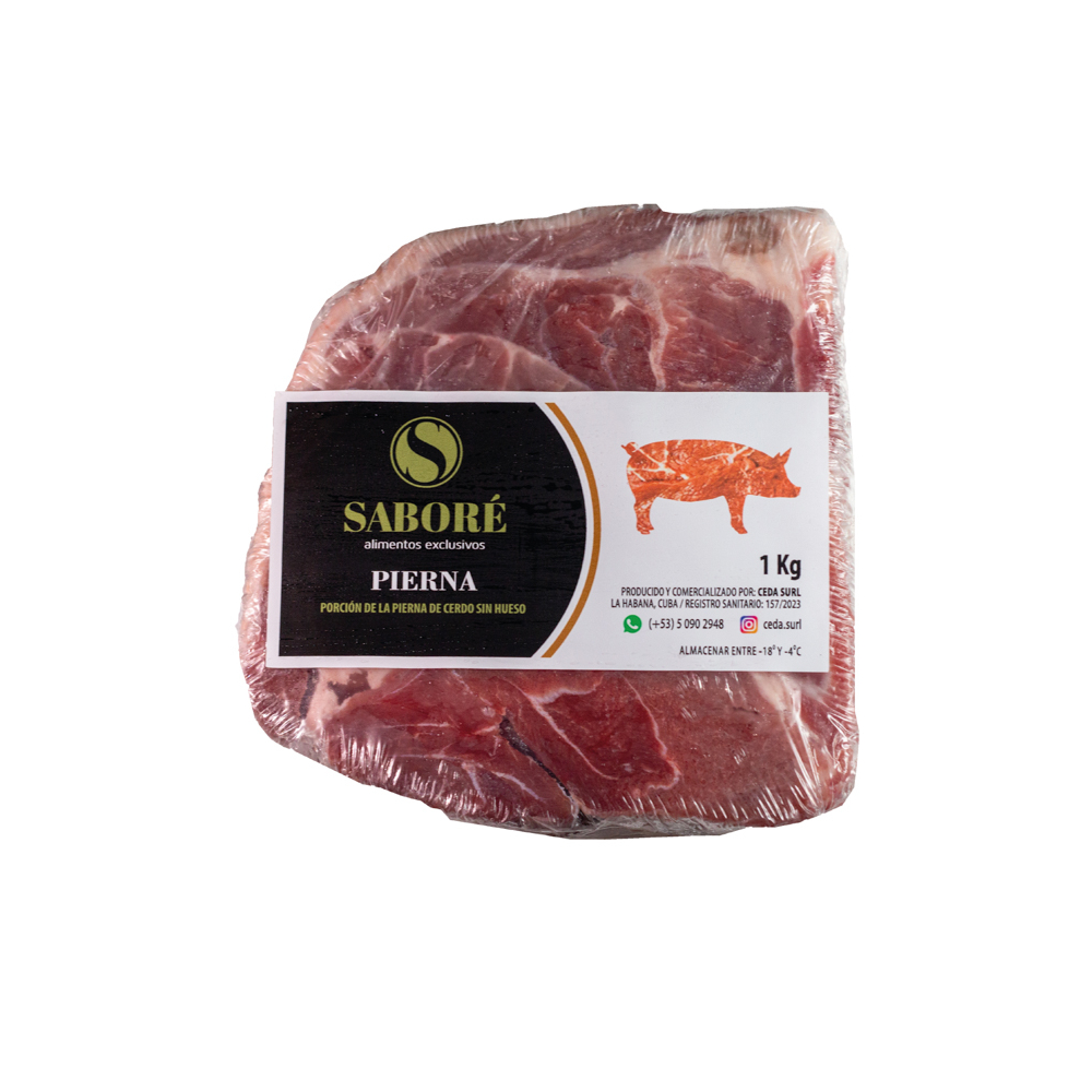 Pierna de cerdo deshuesada (1 kg / 2.2 lb)