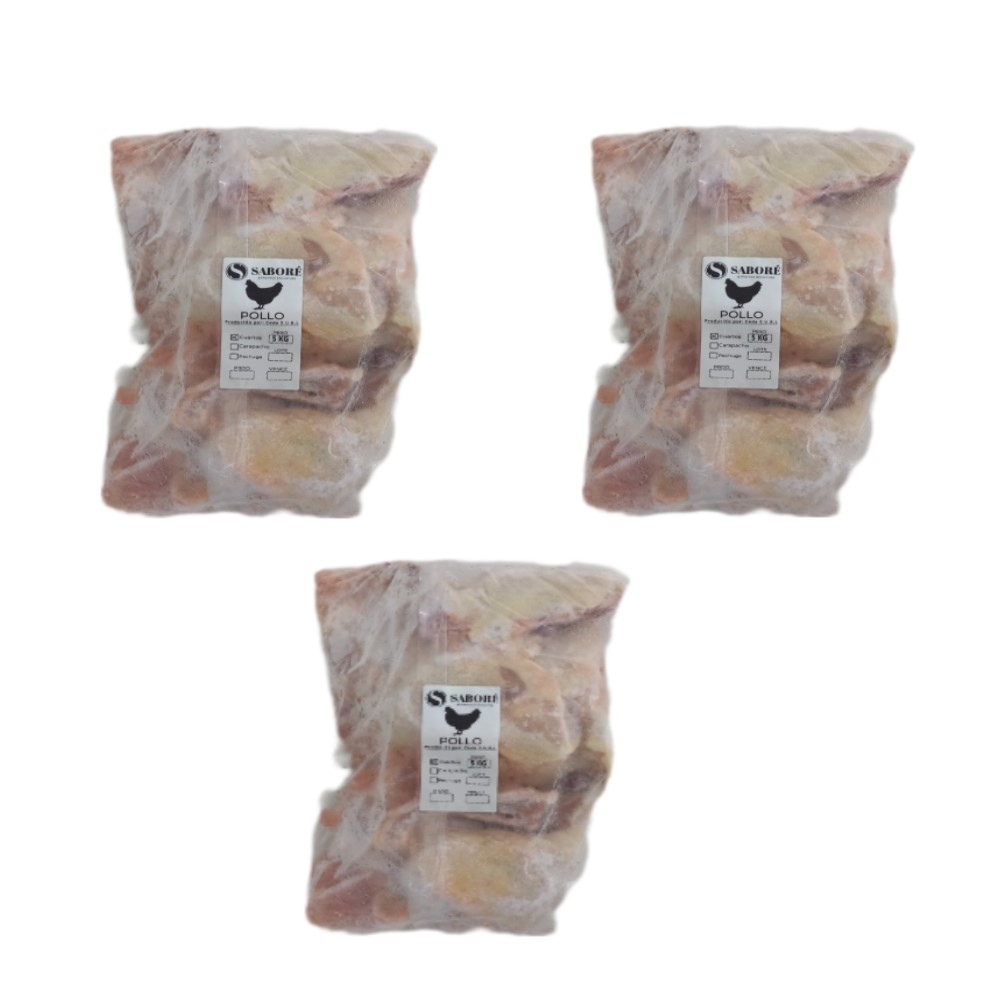 Combo de pollo (3 x 5 kg / 11.02 lb)
