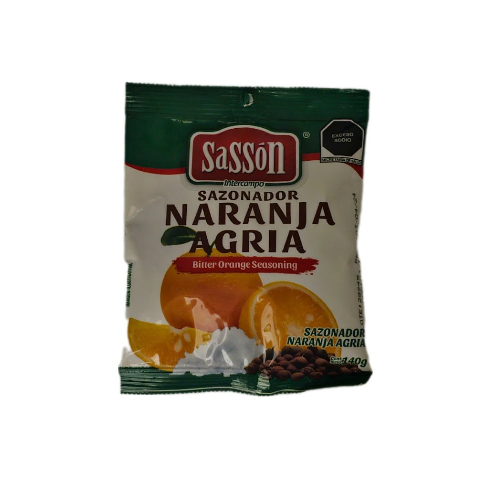 Sazonador naranja agria Sassón (140 g / 4.93 oz)