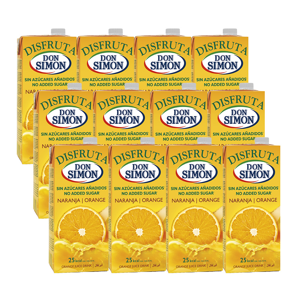 Zumo - jugo - de naranja Disfruta Don Simon (12 x 1 L)