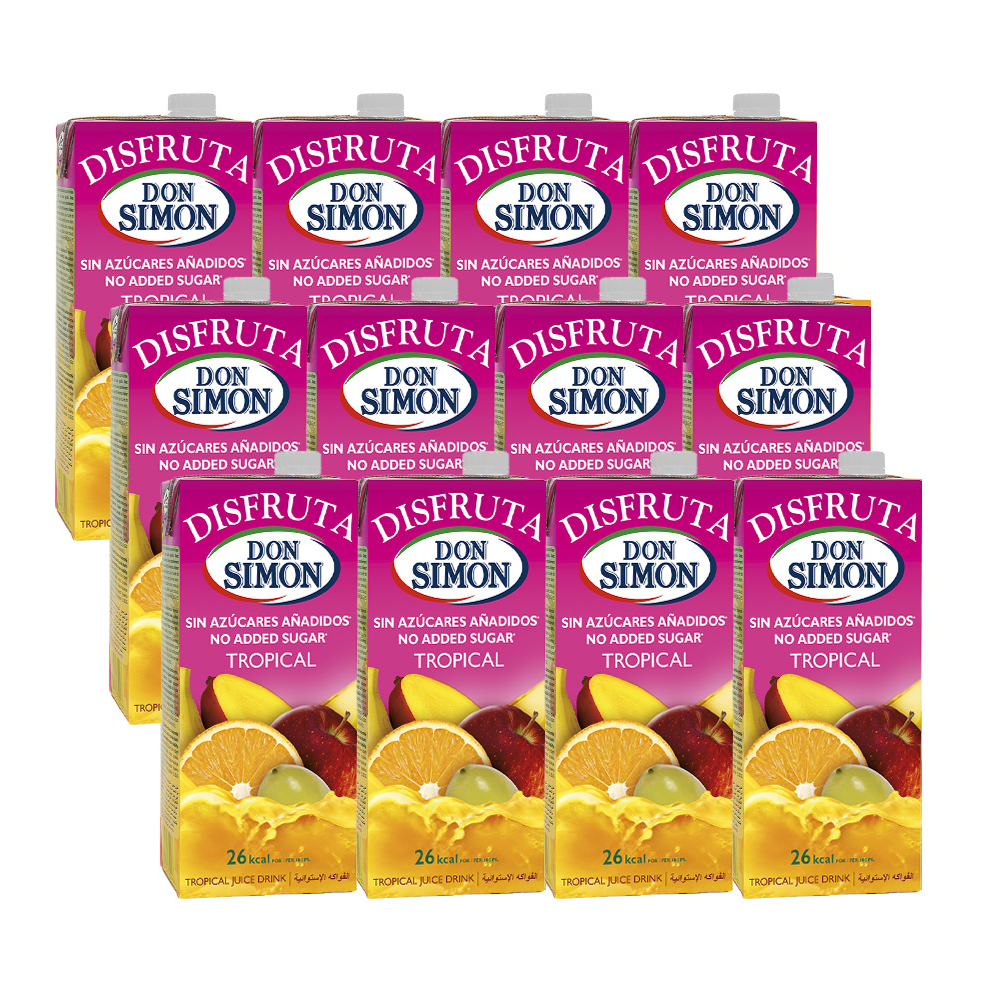 Zumo - jugo - Tropical Disfruta Don Simon (12 x 1 L)