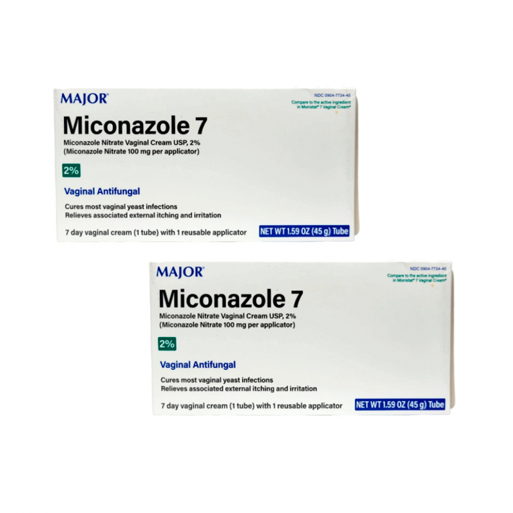 Nitrato de miconazol crema vaginal 2 % (2 x 45 g / 1.59 oz)