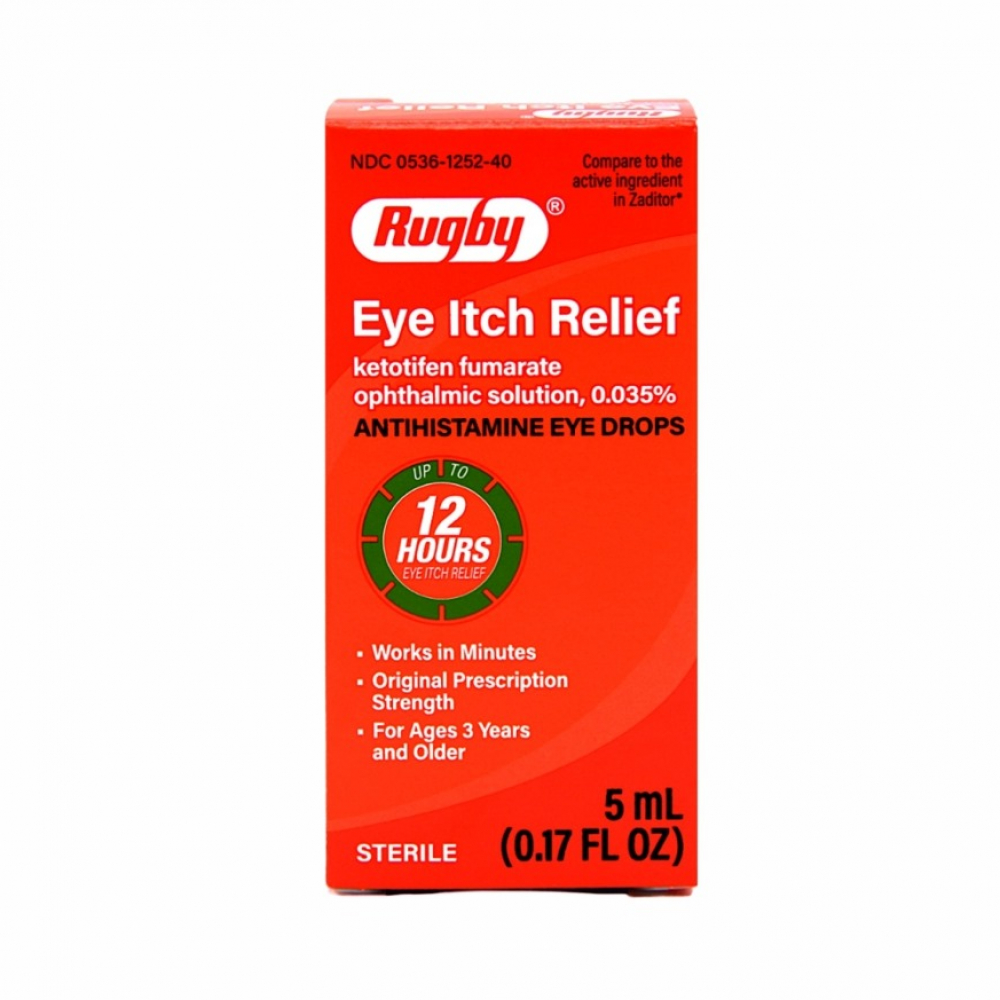 Solución oftálmica de fumarato de ketotifeno 0.035% (5 ml / 0.17 fl oz)