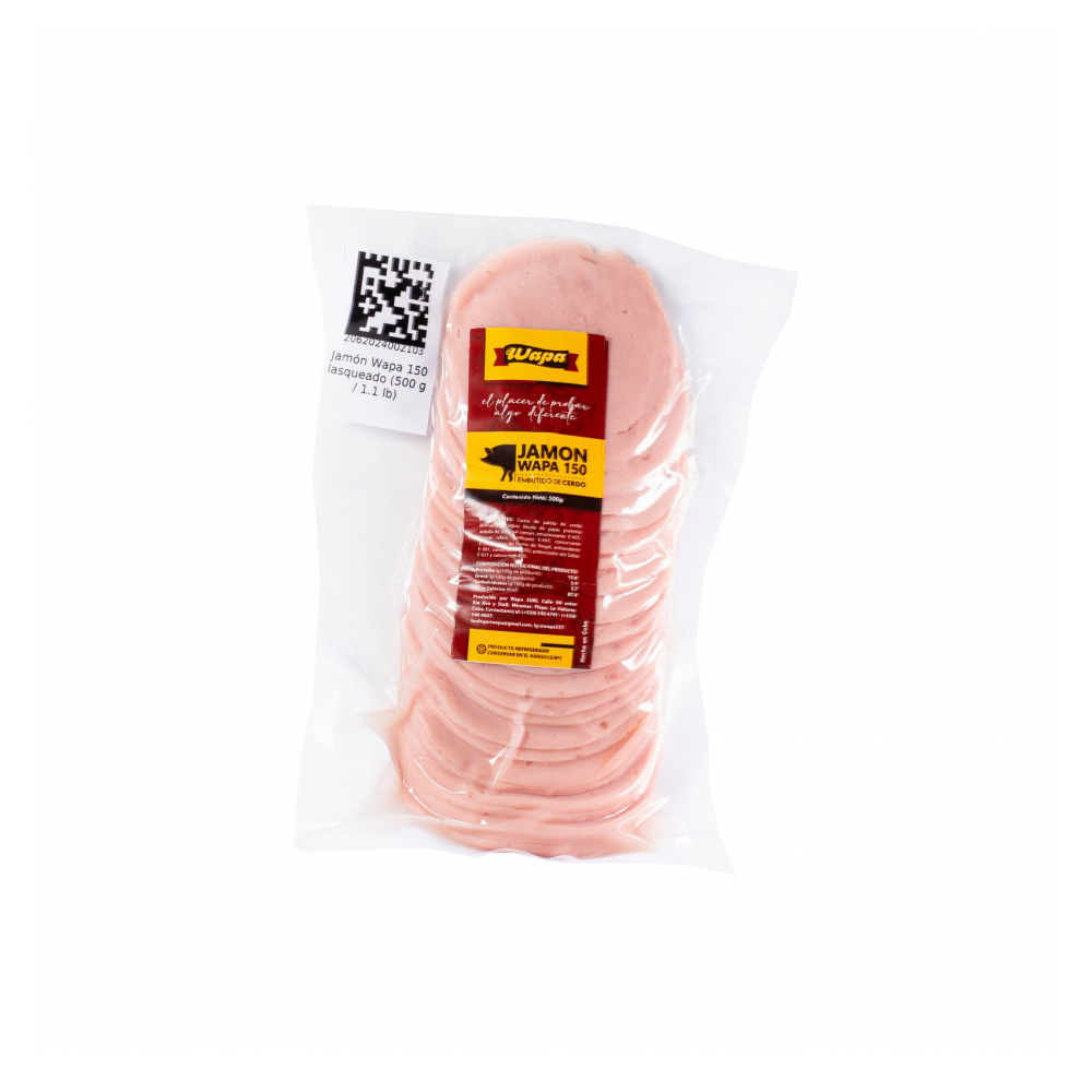 Jamón Wapa 150 lasqueado (500 g / 1.1 lb)