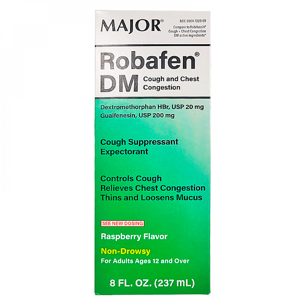 Dextrometorfano 20 mg + Guaifenesina 200 mg (237 ml / 8 fl. oz)