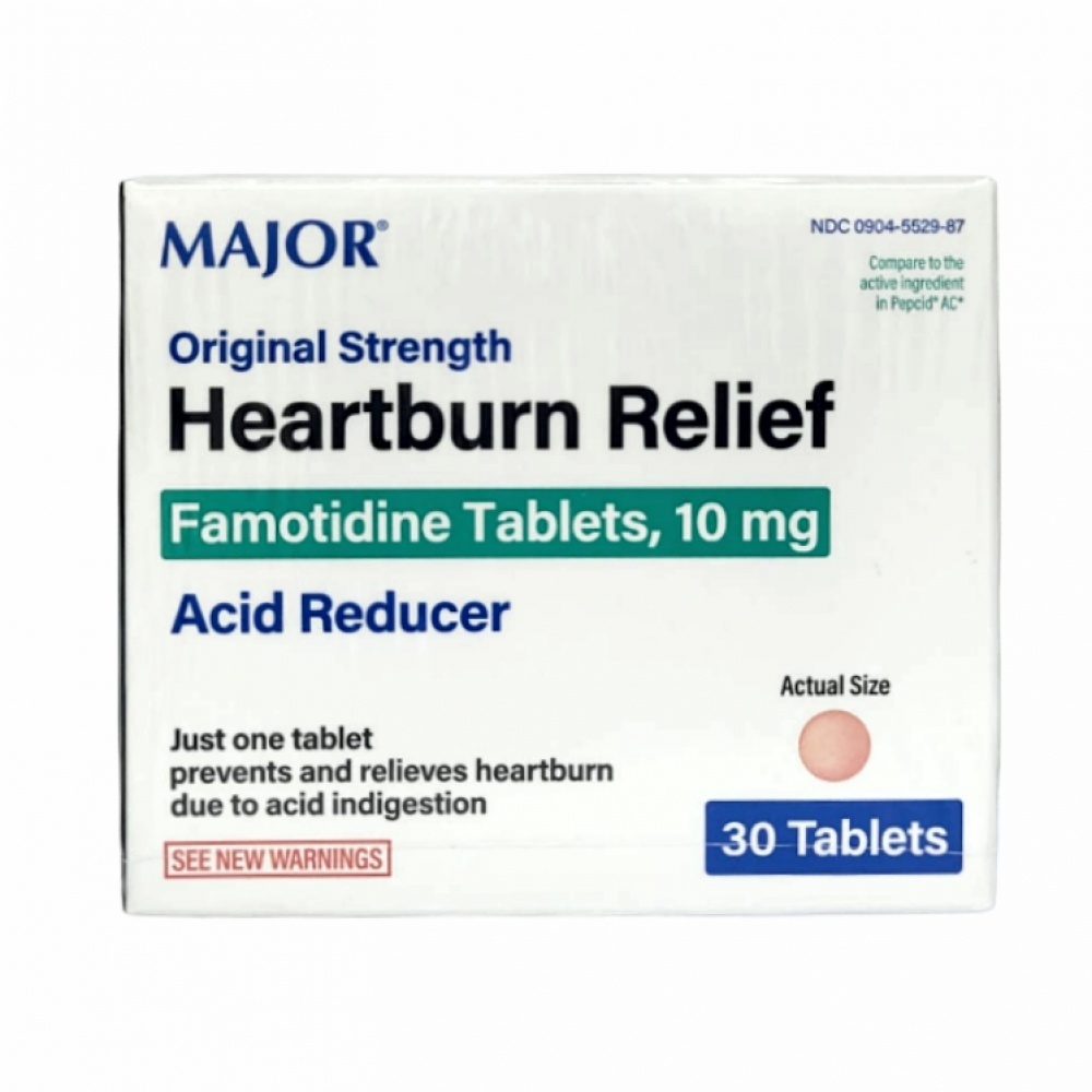 Famotidina 10 mg (30 tabletas)