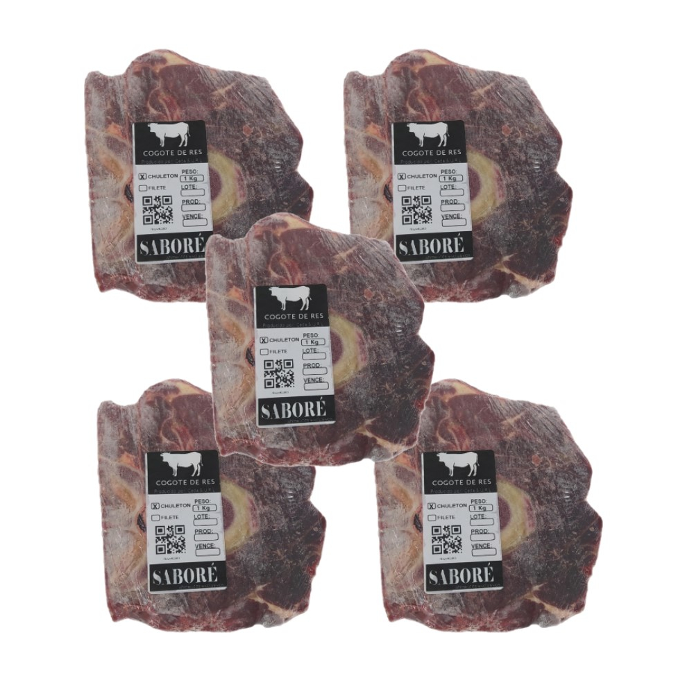 Chuletón de cogote de res (5 x 1 kg / 2.2 lb)