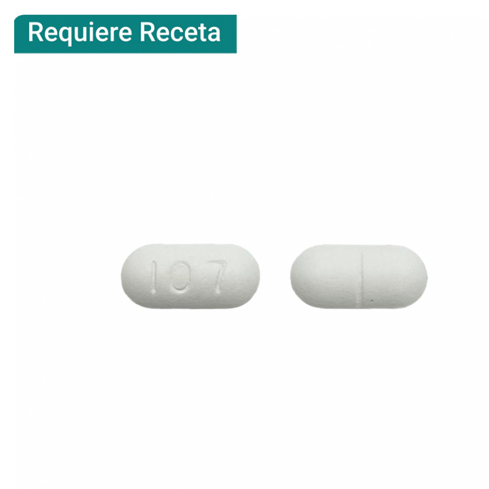 Amoxicilina y clavulanato de potasio 875 mg / 125 mg (1 tableta)