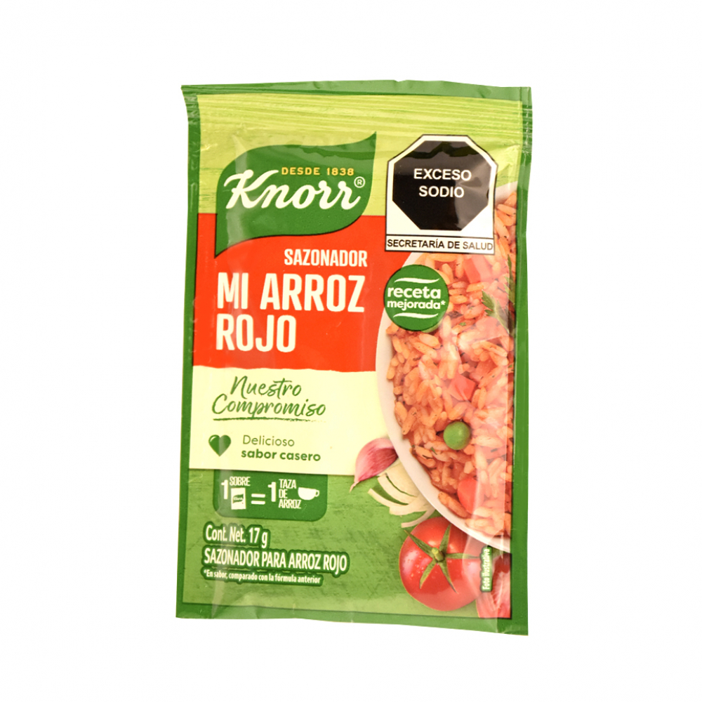 Sazonador mi arroz rojo Knorr (17 g)