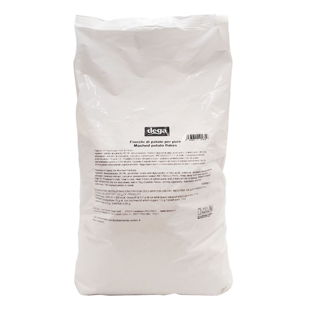 Puré de papas en copos Dega (1 kg / 2.2 lb)