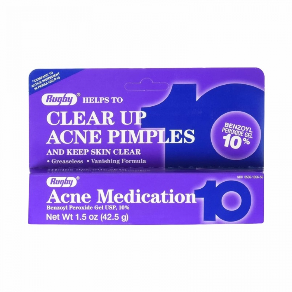 Medicación para el acné. Gel de peróxido de benzoilo 10 % (1.5 oz/42.5 g)