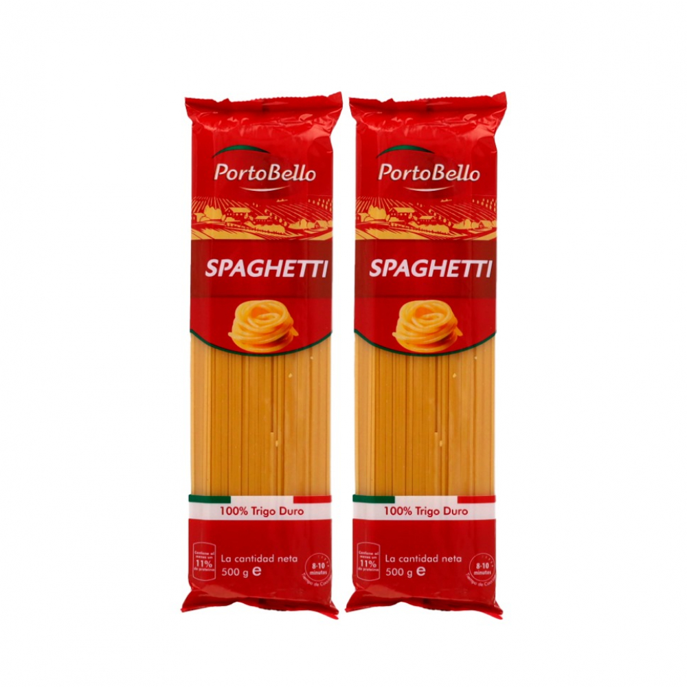 Espaguetis Portobello (2 x 500 g / 1.10 lb)