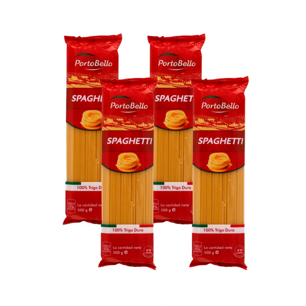 Espaguetis Portobello (4 x 500 g / 1.10 lb)