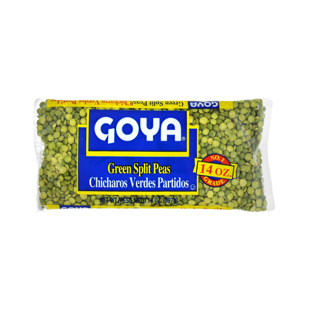Chicharos verdes partidos Goya (397 g / 14 oz)