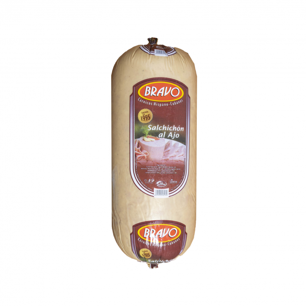 Salchichón al ajo Bravo (2 kg / 4.4 lb)