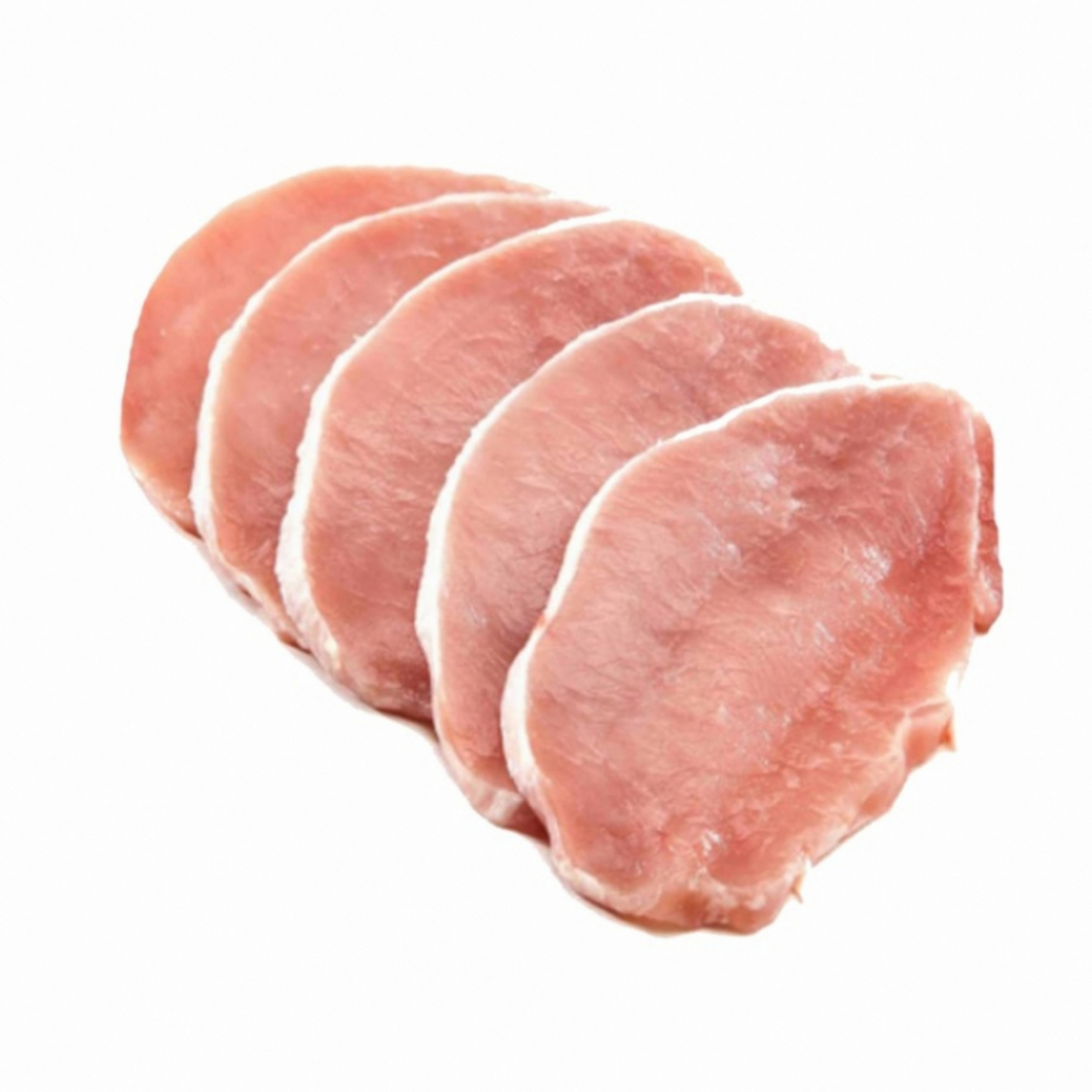 Bistec de lomo de cerdo (1 kg / 2.2 lb)