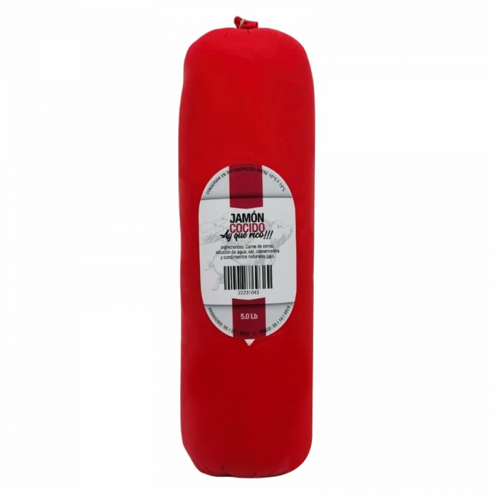 Jamón cocido Ay Que Rico (2.27 kg / 5 lb)