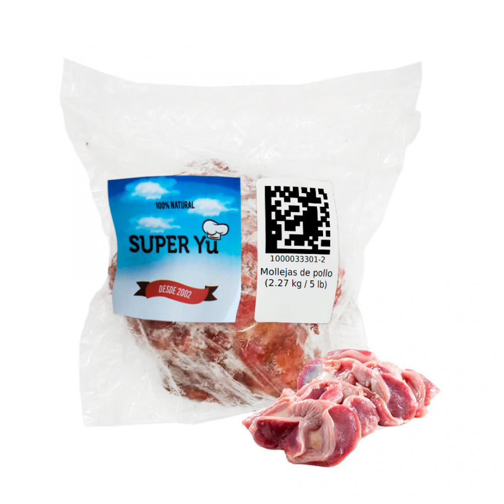 Mollejas de pollo (2.27 kg / 5 lb)