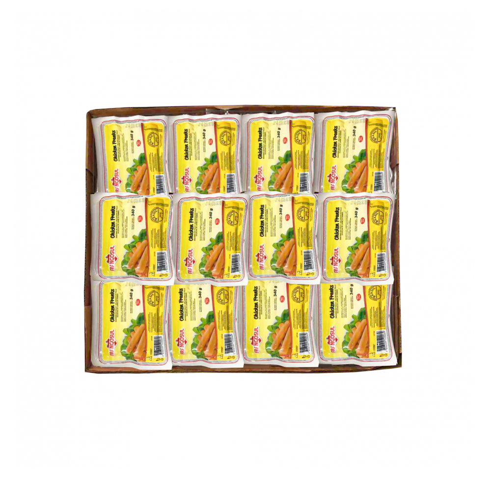 Salchichas de pollo Frangosul (24 x 340 g / 12 oz)