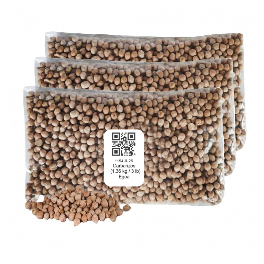 Garbanzos (3 x 1.36 kg / 3 lb)