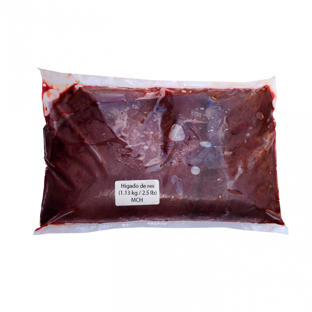 Higado de res MCH (1.13 kg / 2.5 lb)