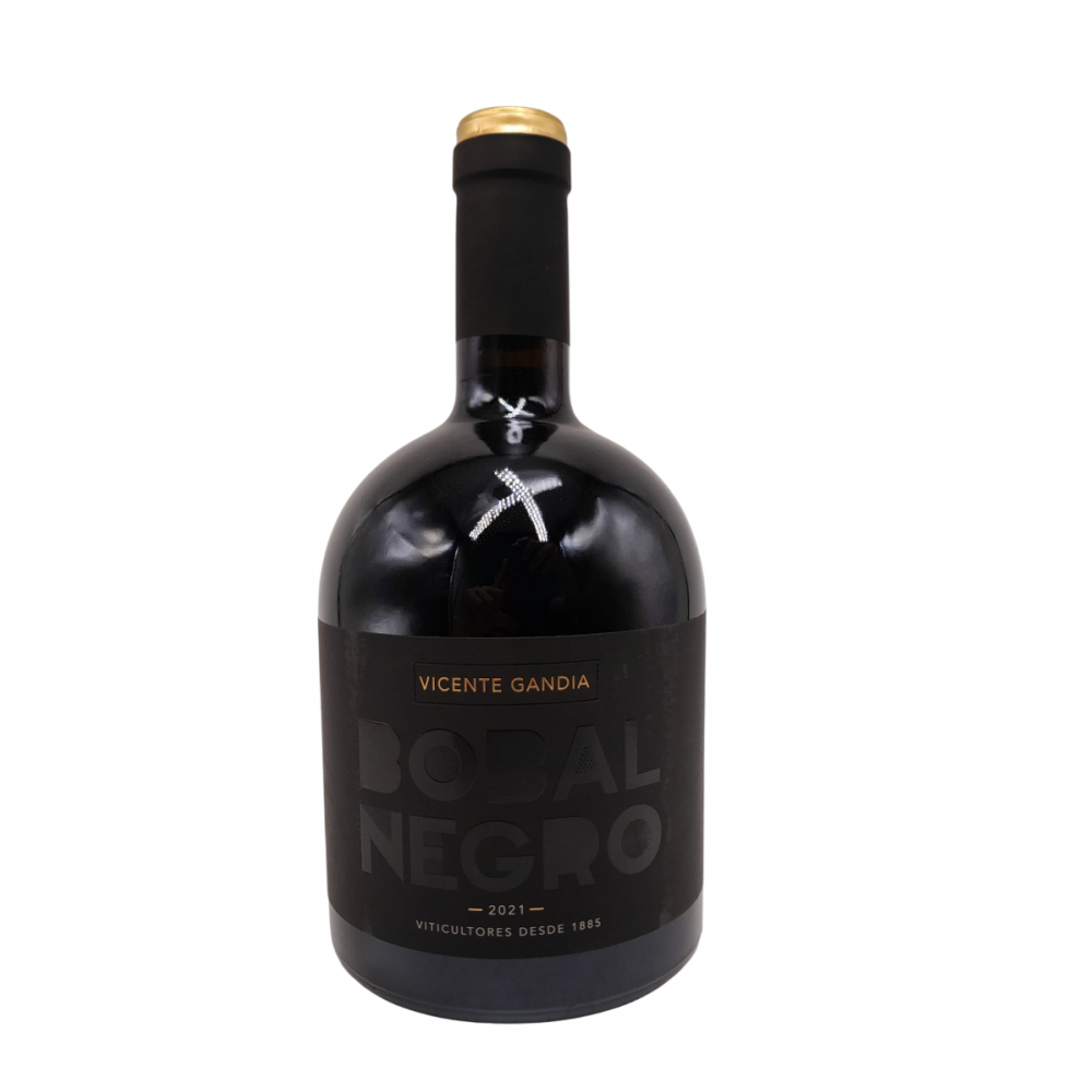 Vino tinto -Bobal Negro-Vicente Gandia (750 ml)