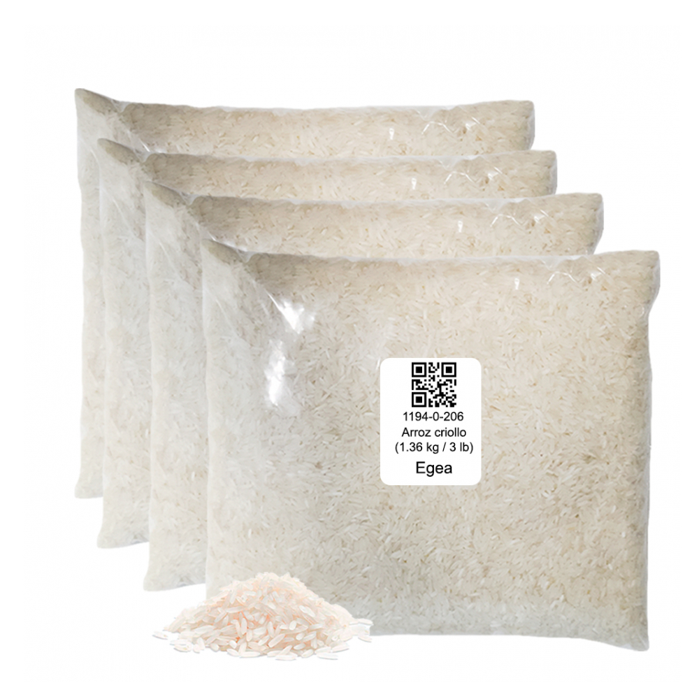 Arroz criollo (4 x 1.36 kg / 3 lb)