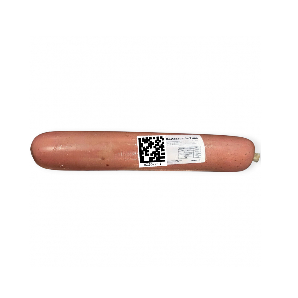 Mortadella de pollo (1 kg / 2.2 lb)