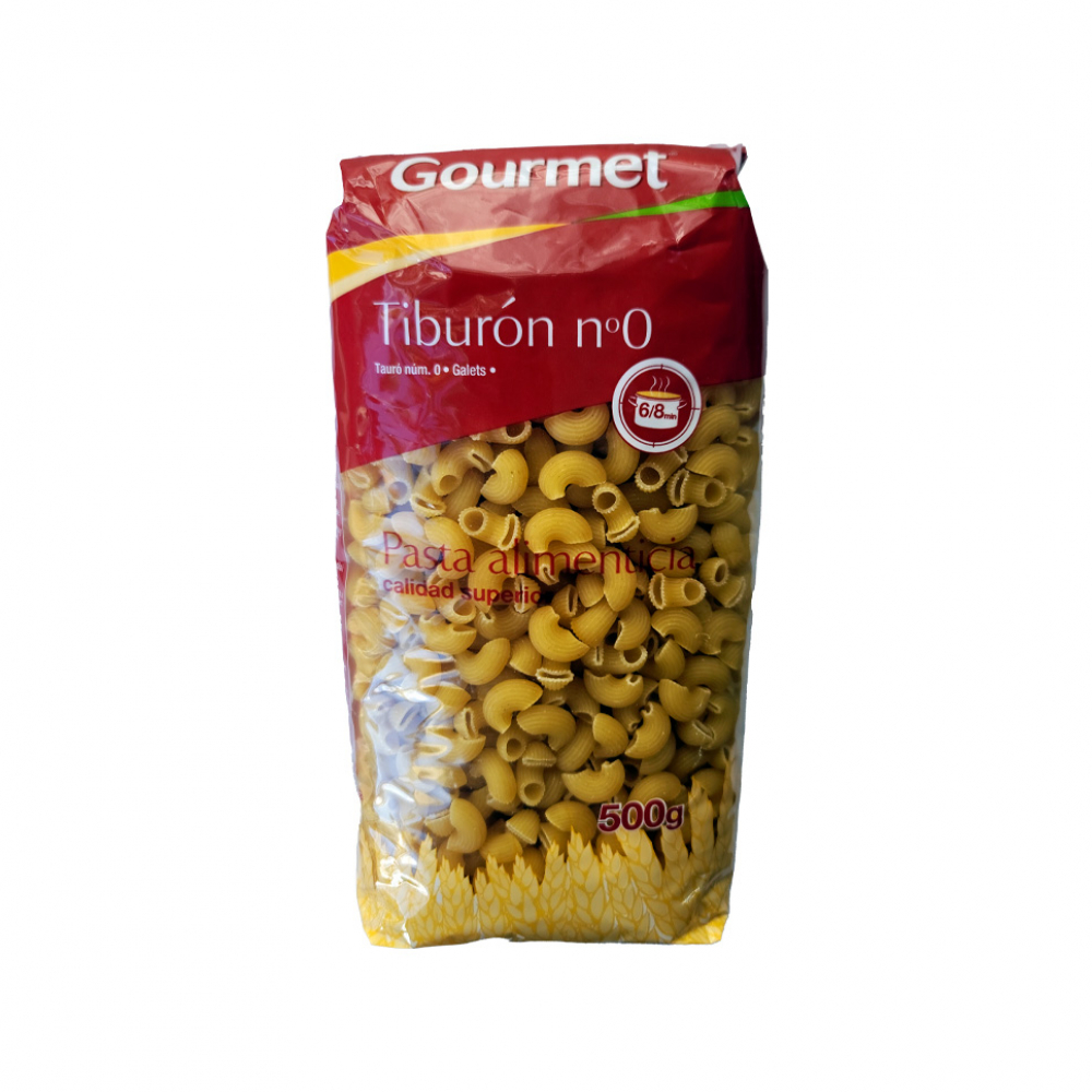 Pasta coditos Tiburón No.0 Gourmet (500 g / 1.1 lb)
