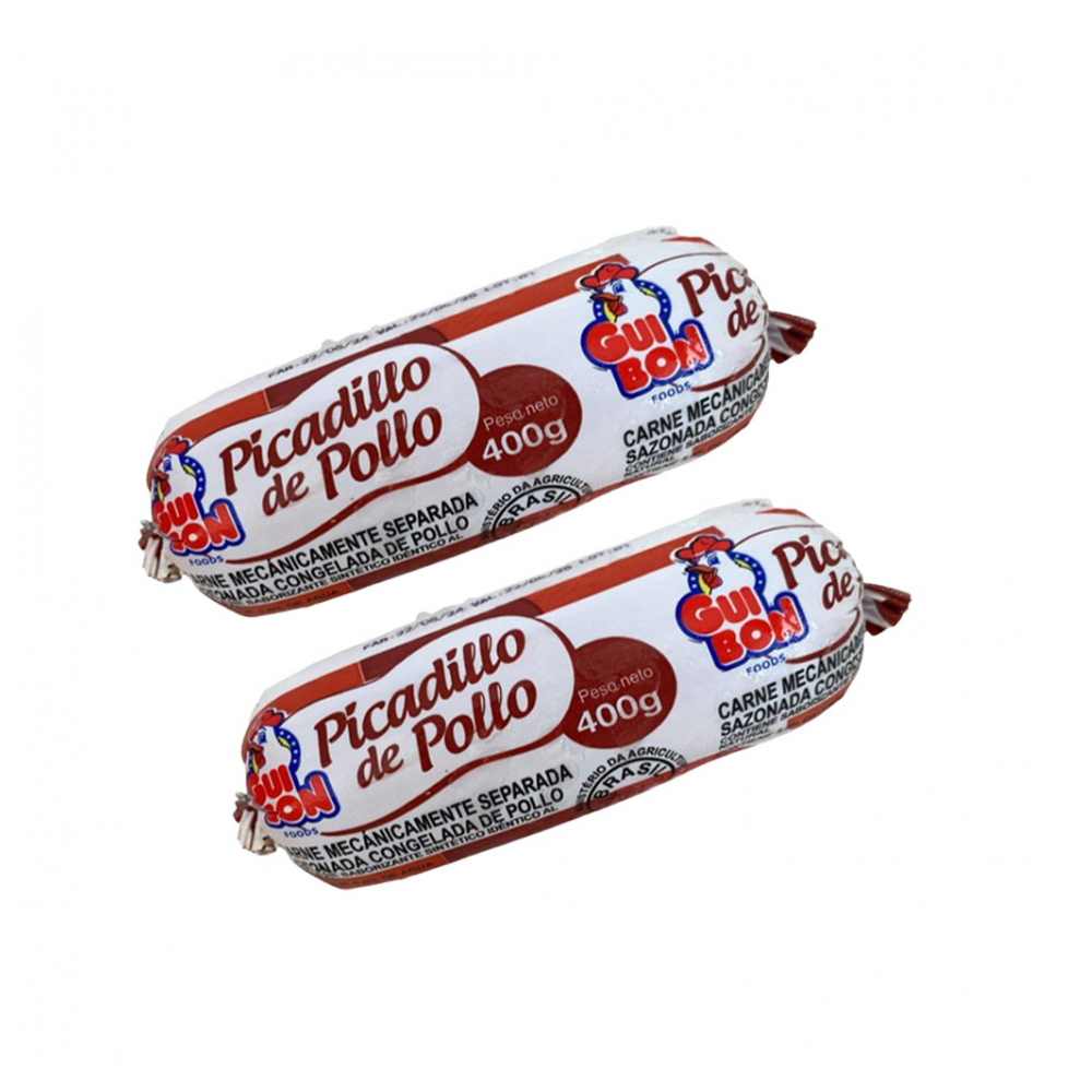 Picadillo de Pollo MDM sazonado Guibon (2 x 400 g / 12.10 oz)