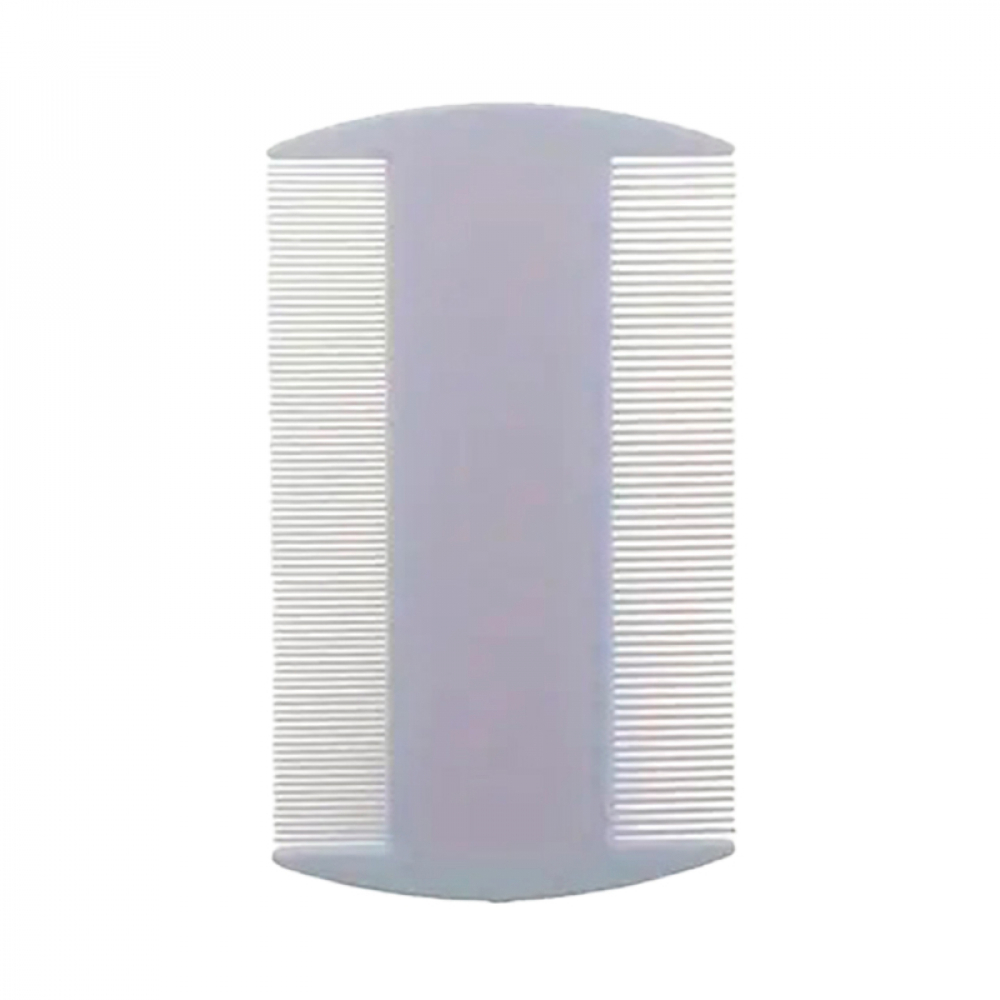 Peines de doble dientes para eliminar piojos y liendres. Color blanco