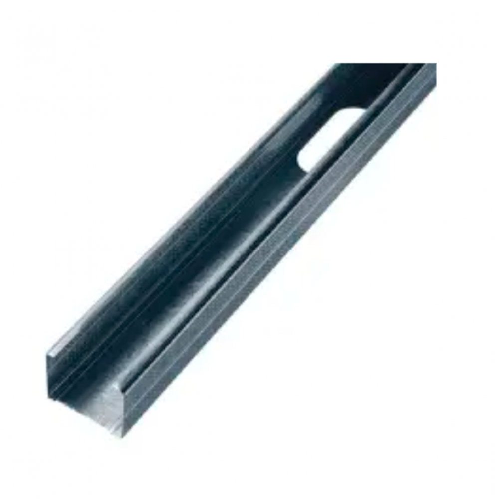 Perfil - Montante galvanizado para tabiques 70 mm x 35 mm x 3 m