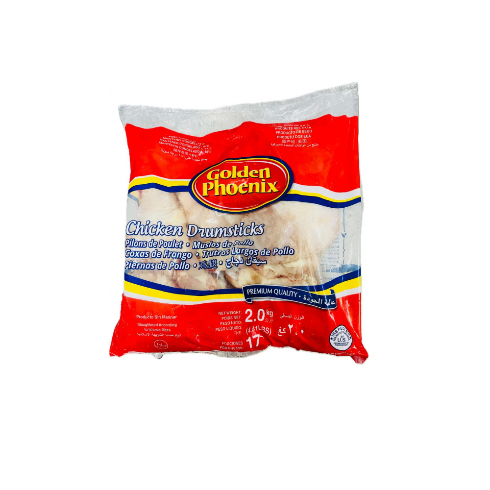 Muslos de pollo Golden Phoenix (2 kg / 4.41 lb)
